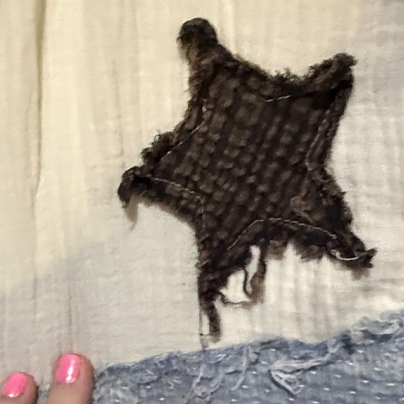 Oli & Hali Patchwork Button-Up Shirt XL - Picture 7 of 8